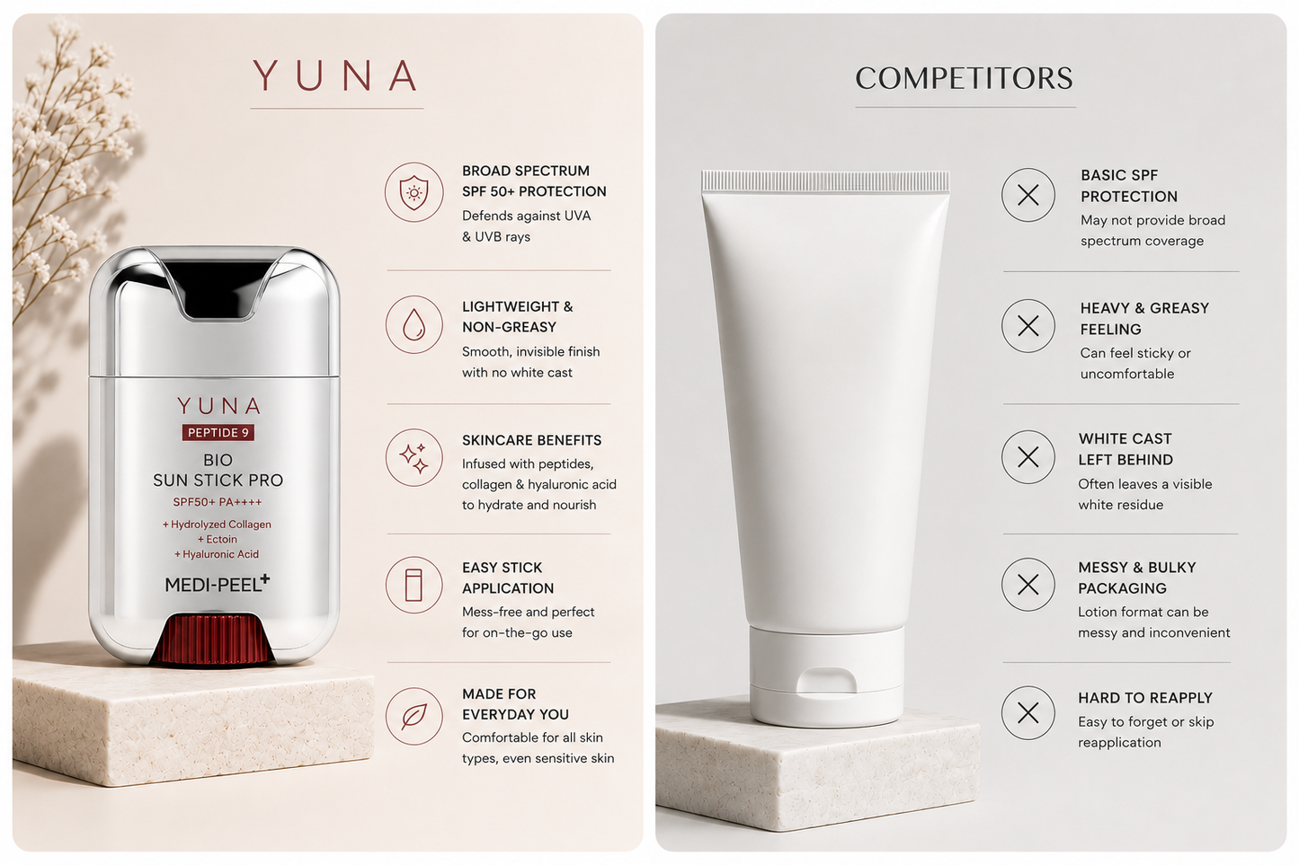 YUNA Peptide 9 Sun Stick Pro